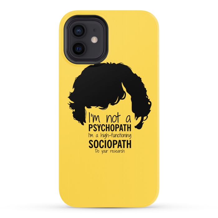 iPhone 12 StrongFit Sherlock Holmes High Functioning Sociopath by Alisterny