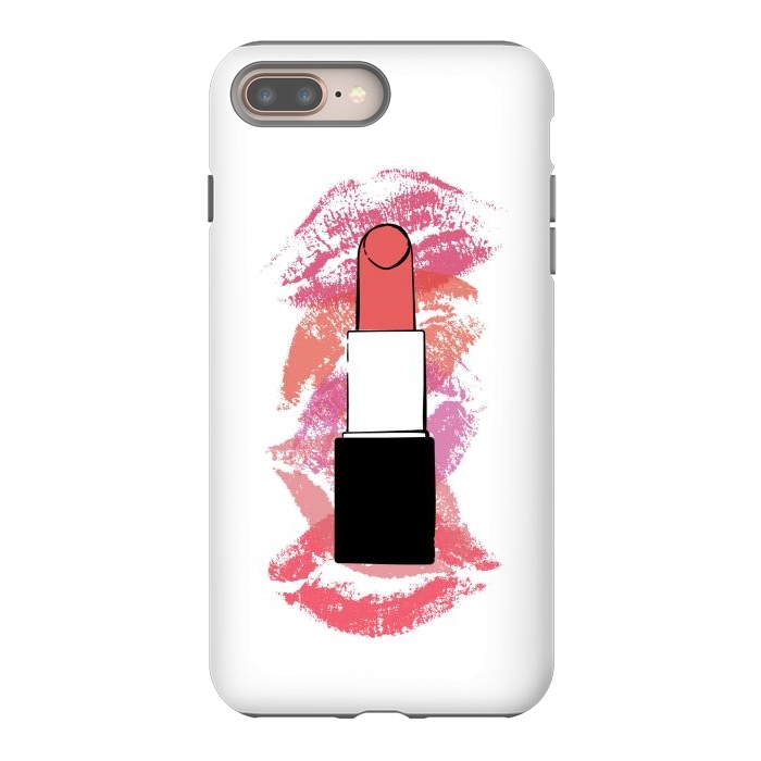 iPhone 7 plus StrongFit Lipstick Kisses by Martina