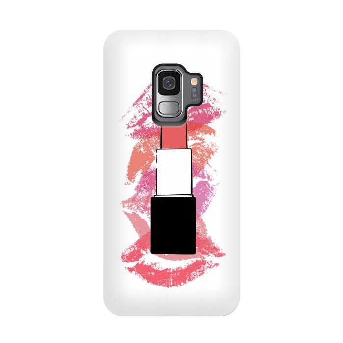 Galaxy S9 StrongFit Lipstick Kisses by Martina