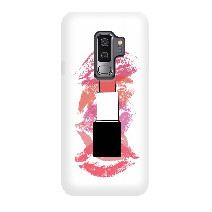 Galaxy S9 plus StrongFit Lipstick Kisses by Martina