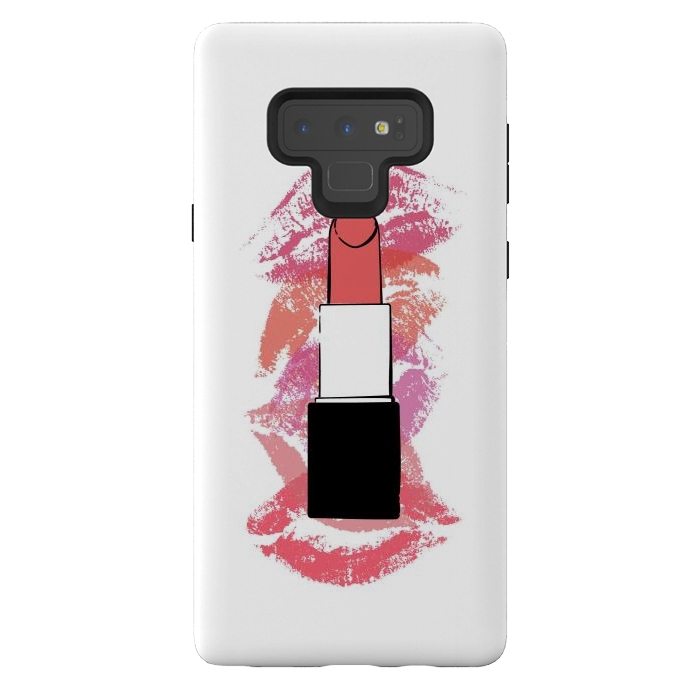Galaxy Note 9 StrongFit Lipstick Kisses by Martina