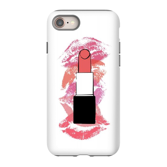 iPhone SE StrongFit Lipstick Kisses by Martina