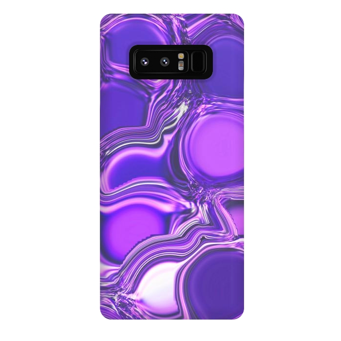 Galaxy Note 8 StrongFit Purple Bubbles by Martina