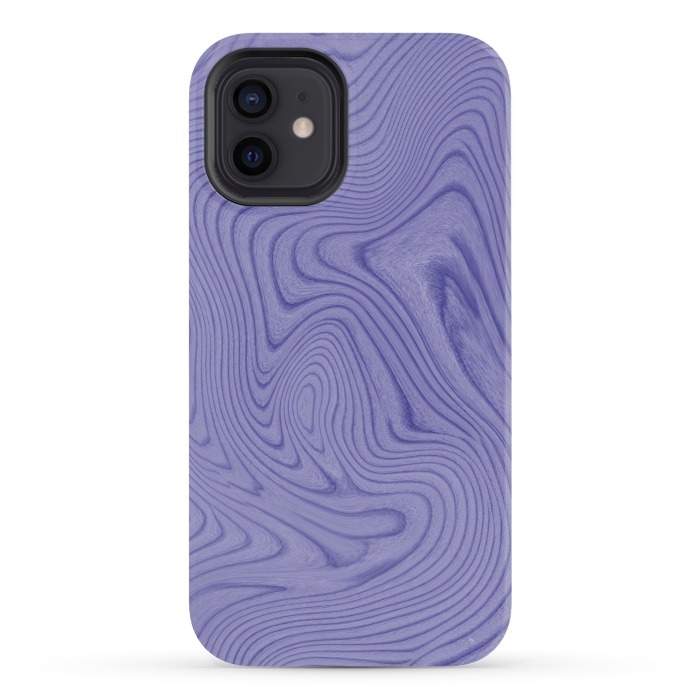 iPhone 12 mini StrongFit Purple Fields by Martina