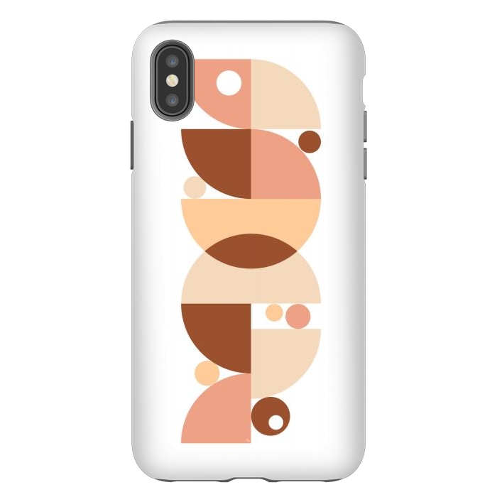 iPhone Xs Max StrongFit Retro graphic Terracota by Martina