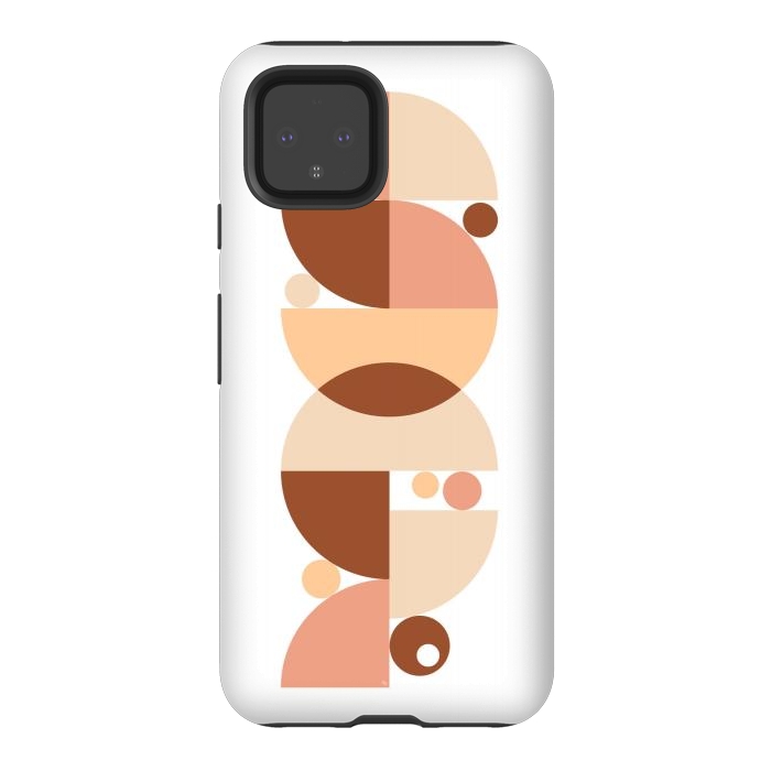 Pixel 4 StrongFit Retro graphic Terracota by Martina