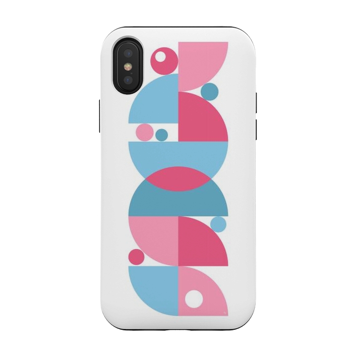 iPhone Xs / X StrongFit Retro graphic Colourful by Martina