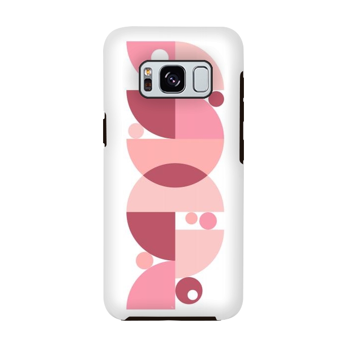 Galaxy S8 StrongFit Retro graphic Pink by Martina