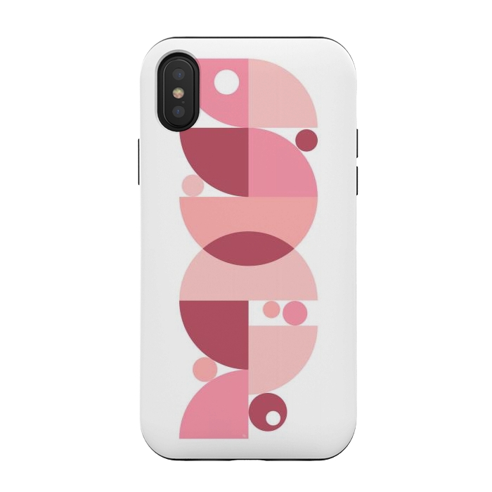 iPhone Xs / X StrongFit Retro graphic Pink by Martina