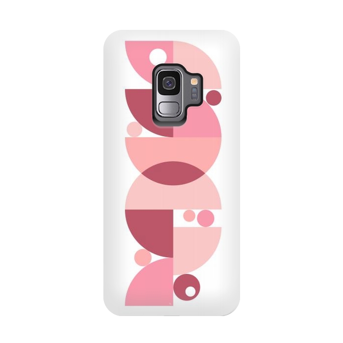 Galaxy S9 StrongFit Retro graphic Pink by Martina