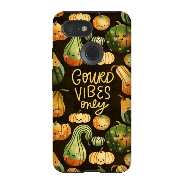 Pixel 3 StrongFit Gourd Vibes Only by Noonday Design