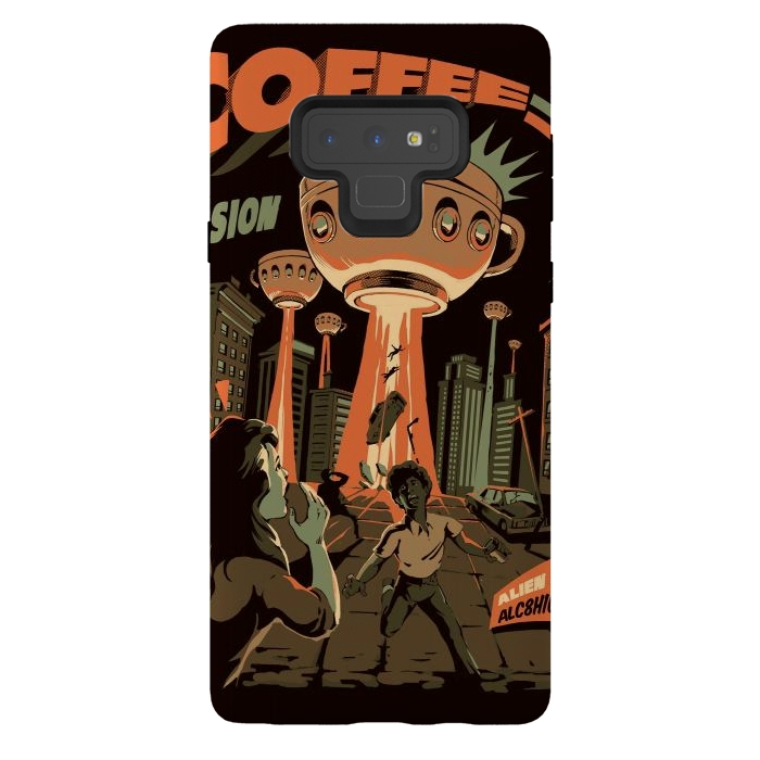 Galaxy Note 9 StrongFit Coffee Invasion by Ilustrata