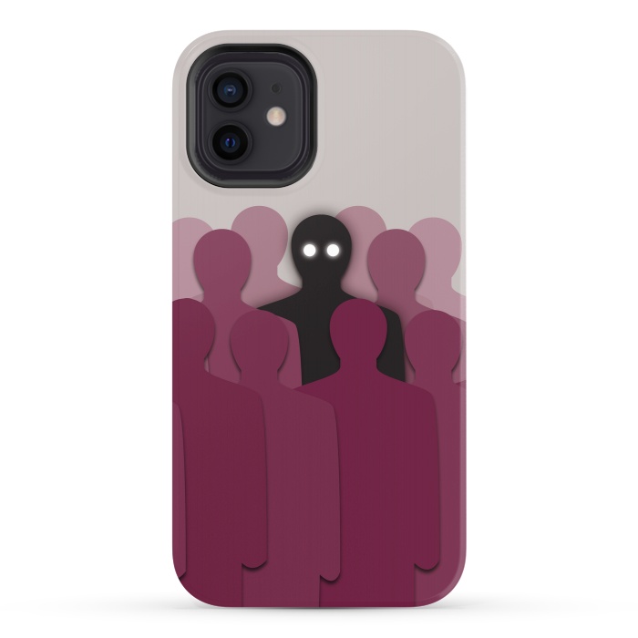 iPhone 12 StrongFit Different And Alone In Crowd by Boriana Giormova