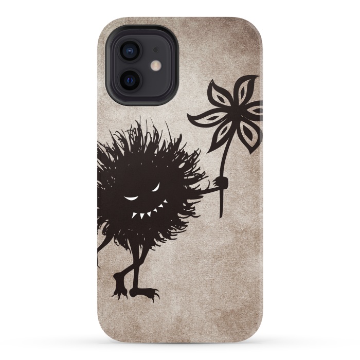 iPhone 12 StrongFit Evil Bug Gives Flower by Boriana Giormova