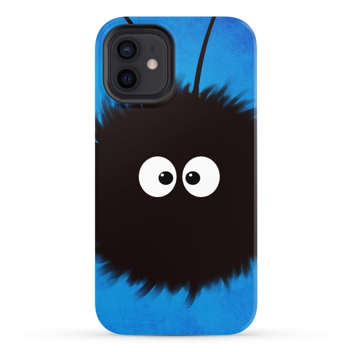 iPhone 12 StrongFit Blue Cute Dazzled Bug Character by Boriana Giormova