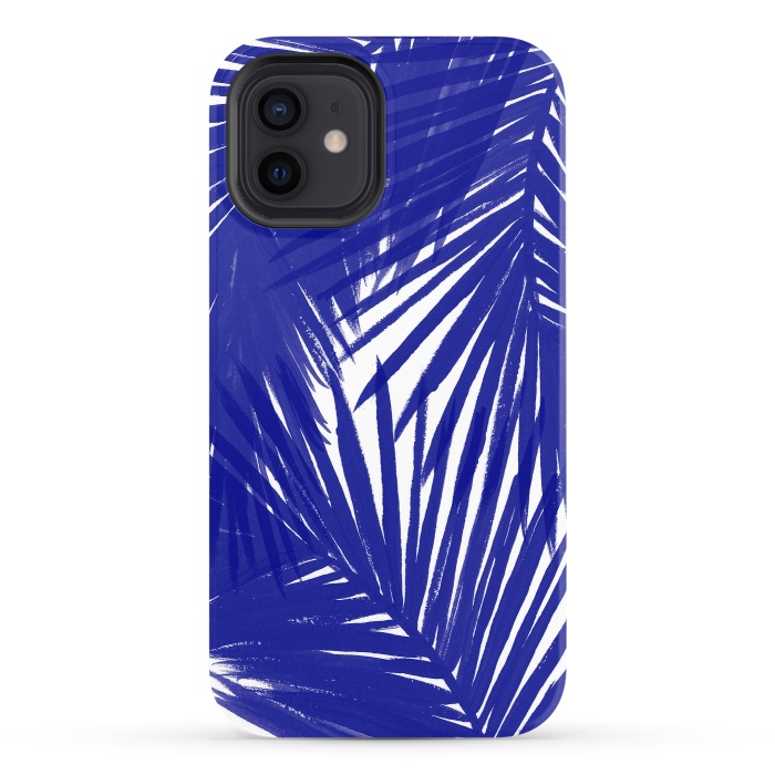 iPhone 12 StrongFit Palms Royal by Caitlin Workman