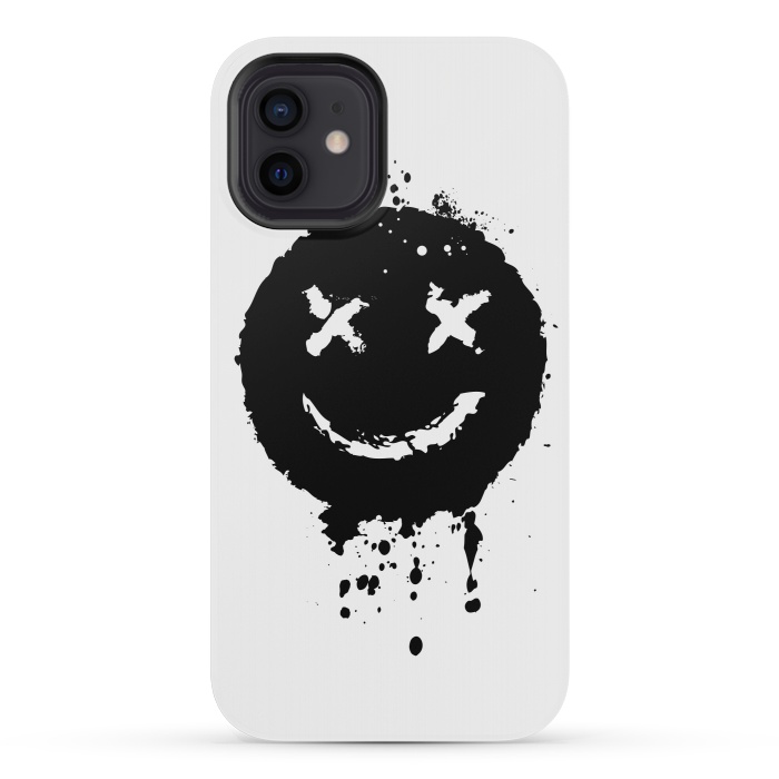 iPhone 12 mini StrongFit Confused Smile by Sitchko