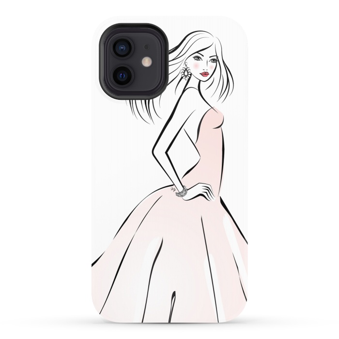 iPhone 12 StrongFit Elegant woman bride by Martina