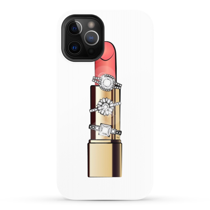 iPhone 12 Pro StrongFit Diamond ring Lipstick by Martina