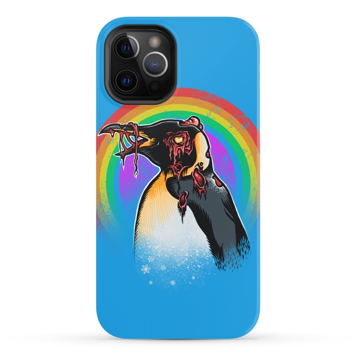 iPhone 12 Pro StrongFit Zombie Penguin by Branko Ricov