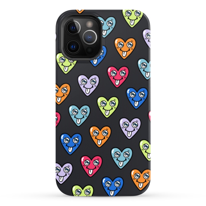 iPhone 12 Pro StrongFit LOVE HEARTS by Michael Cheung