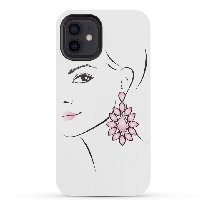 iPhone 12 mini StrongFit Earring Lady by Martina