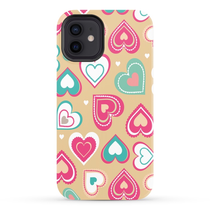iPhone 12 StrongFit Love Hearts by Martina