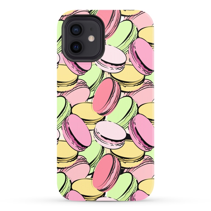 iPhone 12 StrongFit Sweet Macarons by Martina