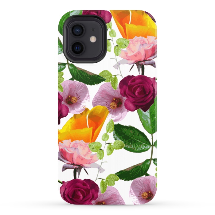 iPhone 12 StrongFit Kiddy Florals by Zala Farah