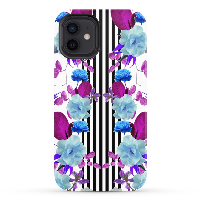 iPhone 12 StrongFit Spring Garden (Blue-Purple) by Zala Farah