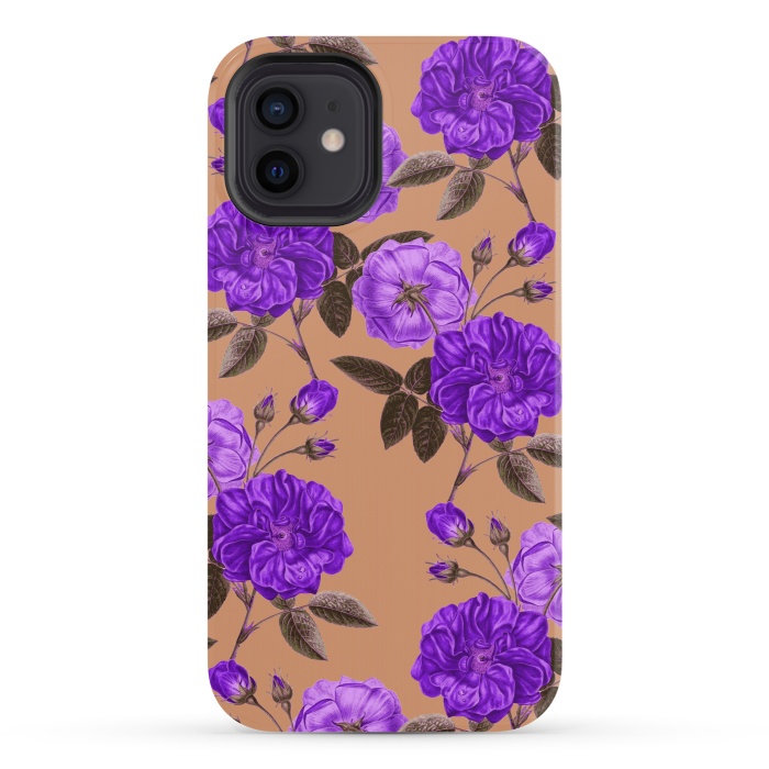 iPhone 12 StrongFit Rosie Purple Love by Zala Farah
