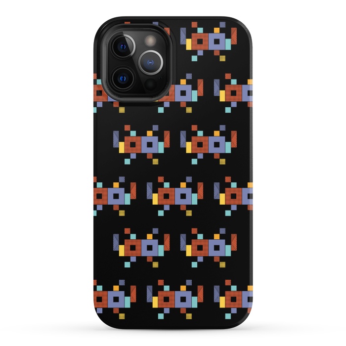 iPhone 12 Pro StrongFit Retro Cubism by Coffee Man
