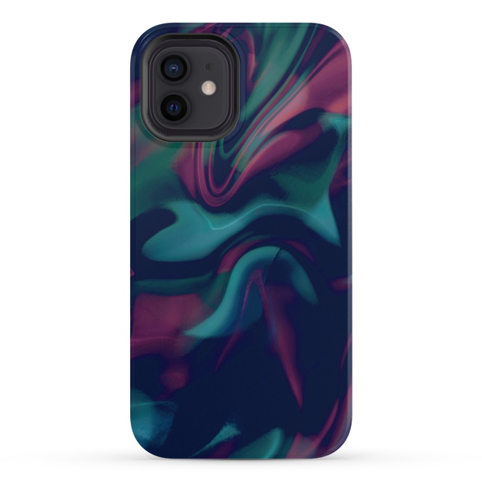 iPhone 12 StrongFit Liquid Color by CatJello