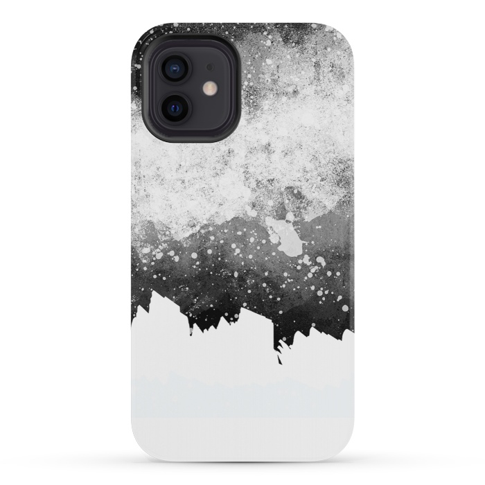 iPhone 12 mini StrongFit Galaxy Greyscale by Steve Wade (Swade)