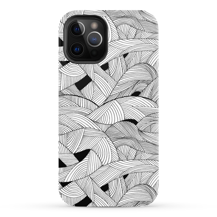 iPhone 12 Pro StrongFit The Tangled Waves by Steve Wade (Swade)