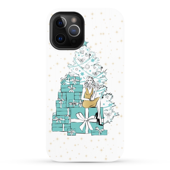 iPhone 12 Pro StrongFit Christmas Tree with gifts by Martina