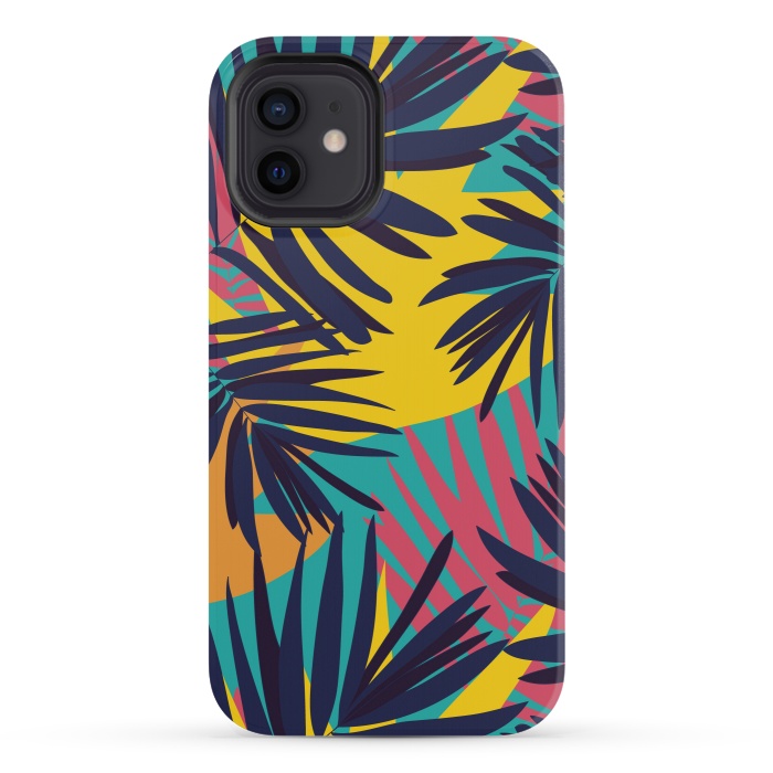 iPhone 12 mini StrongFit Tropical Jungle by Zoe Charlotte