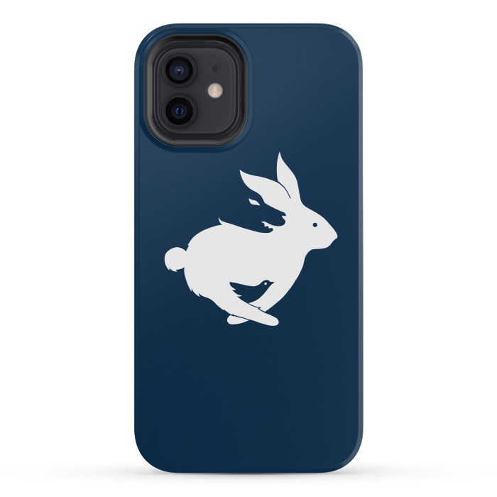 iPhone 12 mini StrongFit Run rabbit  by Coffee Man