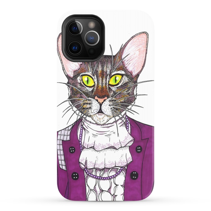 iPhone 12 Pro StrongFit CatPrince by Varo Lojo