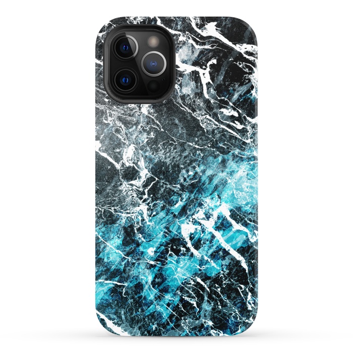 iPhone 12 Pro StrongFit Frozen Waves by Steve Wade (Swade)