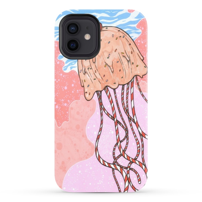 iPhone 12 StrongFit Jellyfish Candy by Varo Lojo