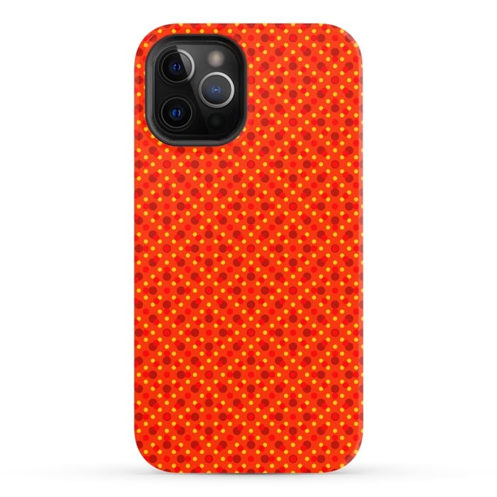 iPhone 12 Pro StrongFit Dots Ethnic Pattern by Dhruv Narelia