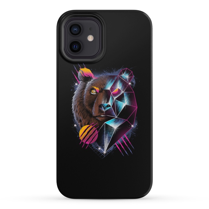 iPhone 12 mini StrongFit Rad Bear by Vincent Patrick Trinidad