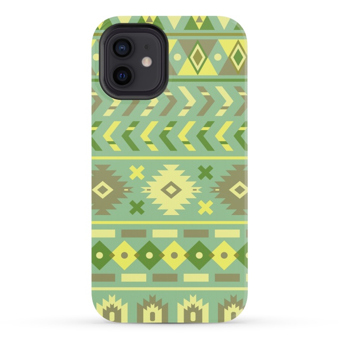 iPhone 12 mini StrongFit Ethnic Pattern by Dhruv Narelia