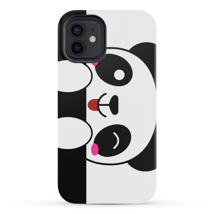 iPhone 12 mini StrongFit panda love by MALLIKA