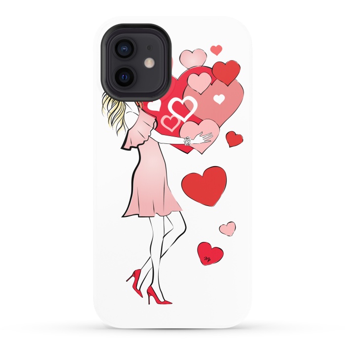 iPhone 12 StrongFit Queen of Hearts by Martina