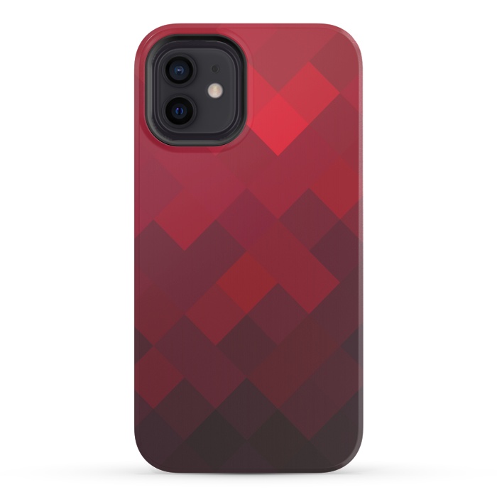 iPhone 12 mini StrongFit Red Underground by Sitchko