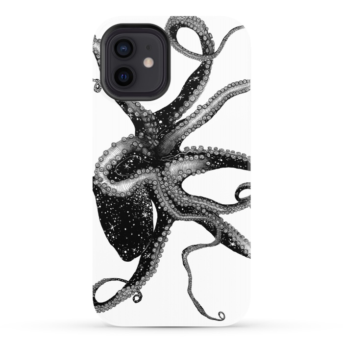 iPhone 12 StrongFit Cosmic Octopus by ECMazur 