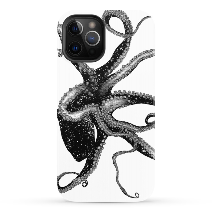 iPhone 12 Pro StrongFit Cosmic Octopus by ECMazur 