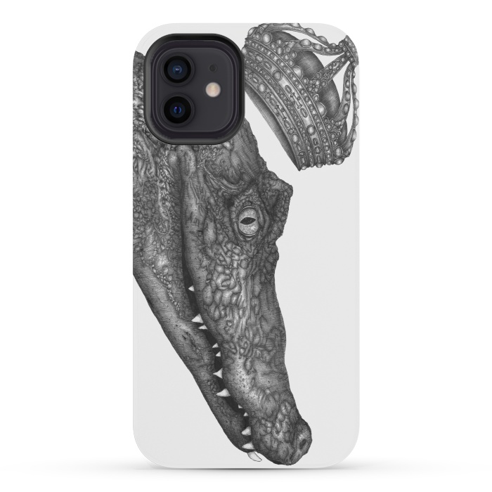 iPhone 12 mini StrongFit The Alligator King by ECMazur 
